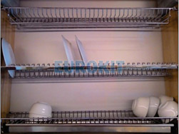 Giá bát 3 tầng 1 khay inox 304