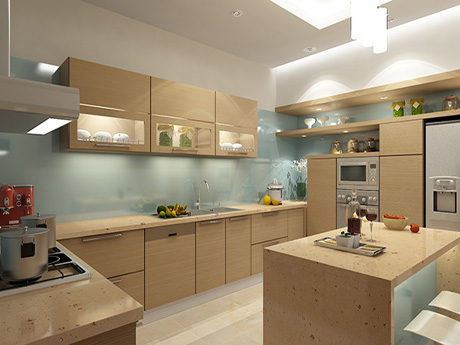 Tủ bếp nhựa Laminate 2