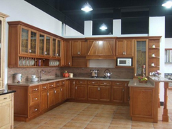 Tủ bếp gỗ lát 3
