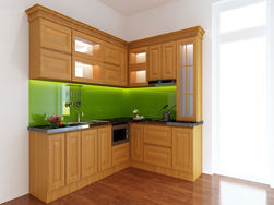 Tủ bếp gỗ sồi 5