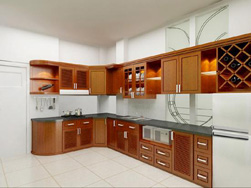 Tủ bếp gỗ lát 8 