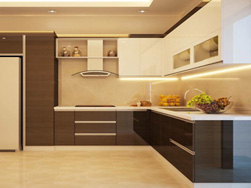 Tủ bếp nhựa vân gỗ 8
