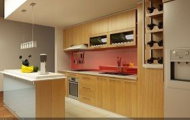 Tủ bếp công nghiệp menlamin